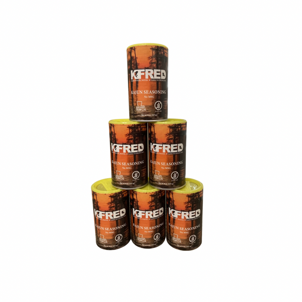 Kfred Kajun Seasoning 6 Can Bundle Kfishfred